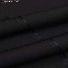 Italian Suiting -Jet Black Supreme Finish