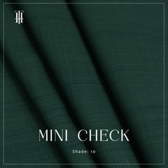 Mini Check - Texture Blended Wash & Wear