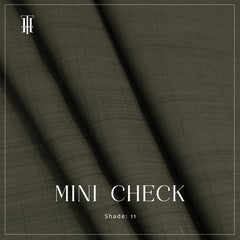 Mini Check - Texture Blended Wash & Wear