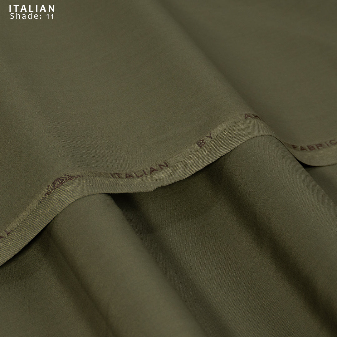 Italian Suiting - Premium Blended Wash & Wear