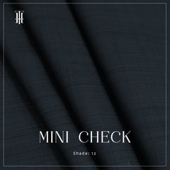 Mini Check - Texture Blended Wash & Wear
