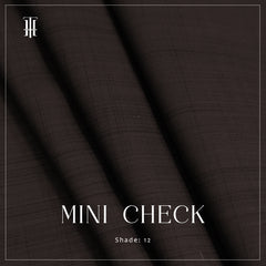 Mini Check -Texture Blended Wash & Wear