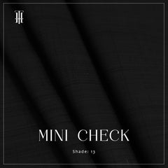 Mini Check -Texture Blended Wash & Wear