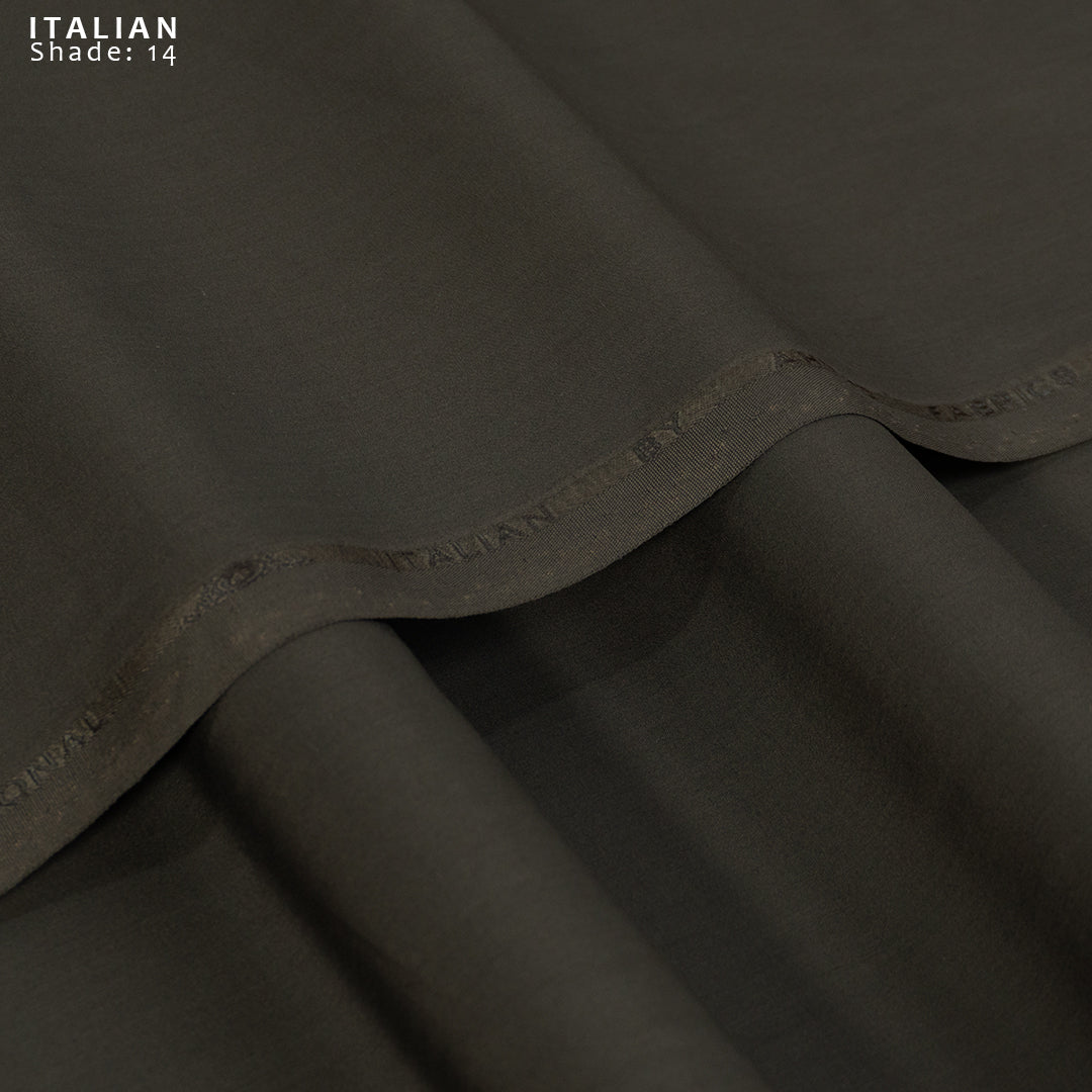 Italian Suiting - Premium Blended Wash & Wear