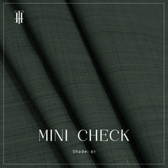 Mini Check - Texture Blended Wash & Wear