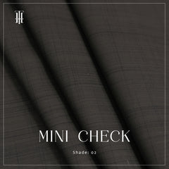 Mini Check -Texture Blended Wash & Wear