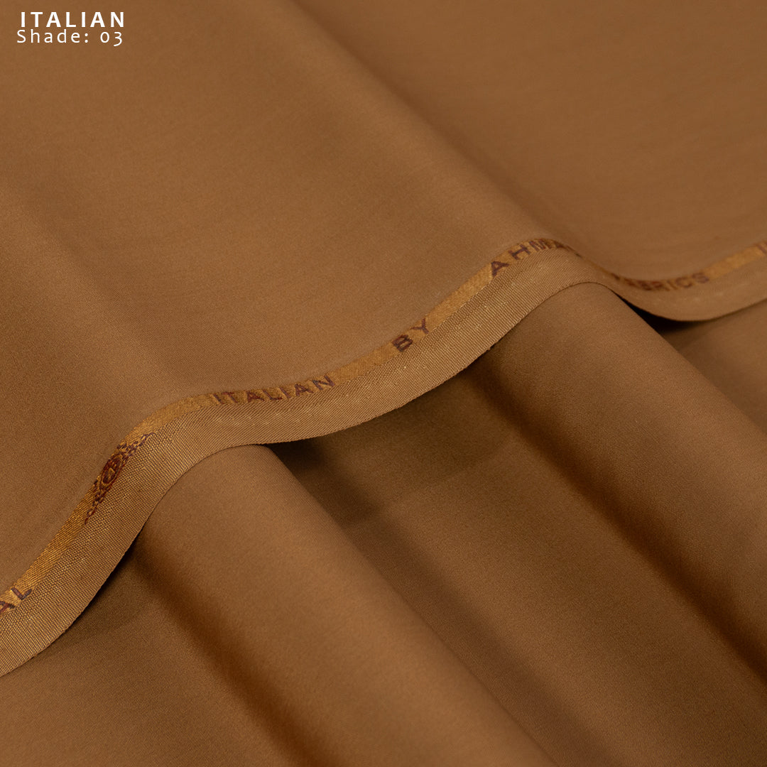 Italian Suiting - Premium Blended Wash & Wear