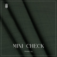 Mini Check -Texture Blended Wash & Wear