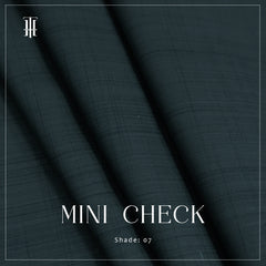 Mini Check - Texture Blended Wash & Wear