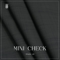 Mini Check -Texture Blended Wash & Wear